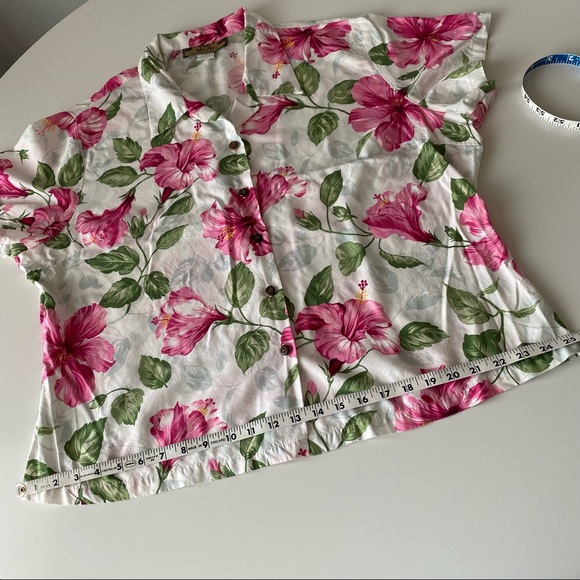 Two Palms button down tropical floral shirt, size 2XL - Picture 10 of 10